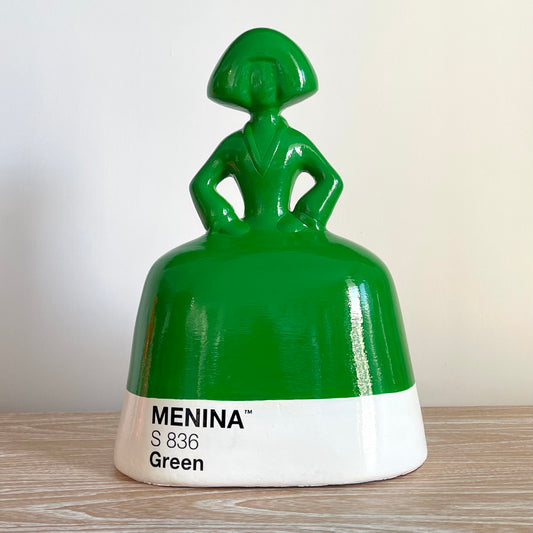 Green Pantone Menina by Antonio Azzato (40cm)