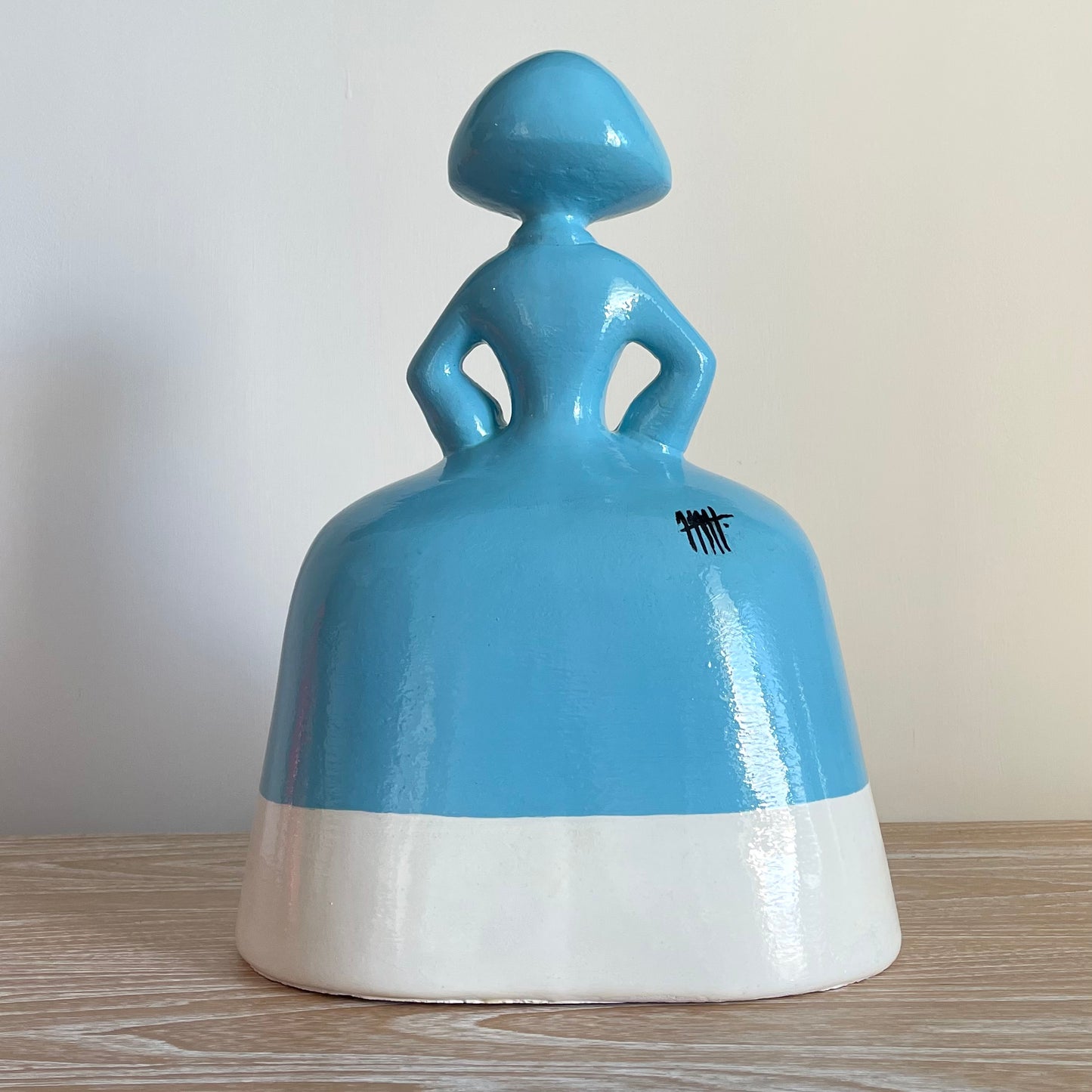 Blue Pantone Menina by Antonio Azzato (40cm)