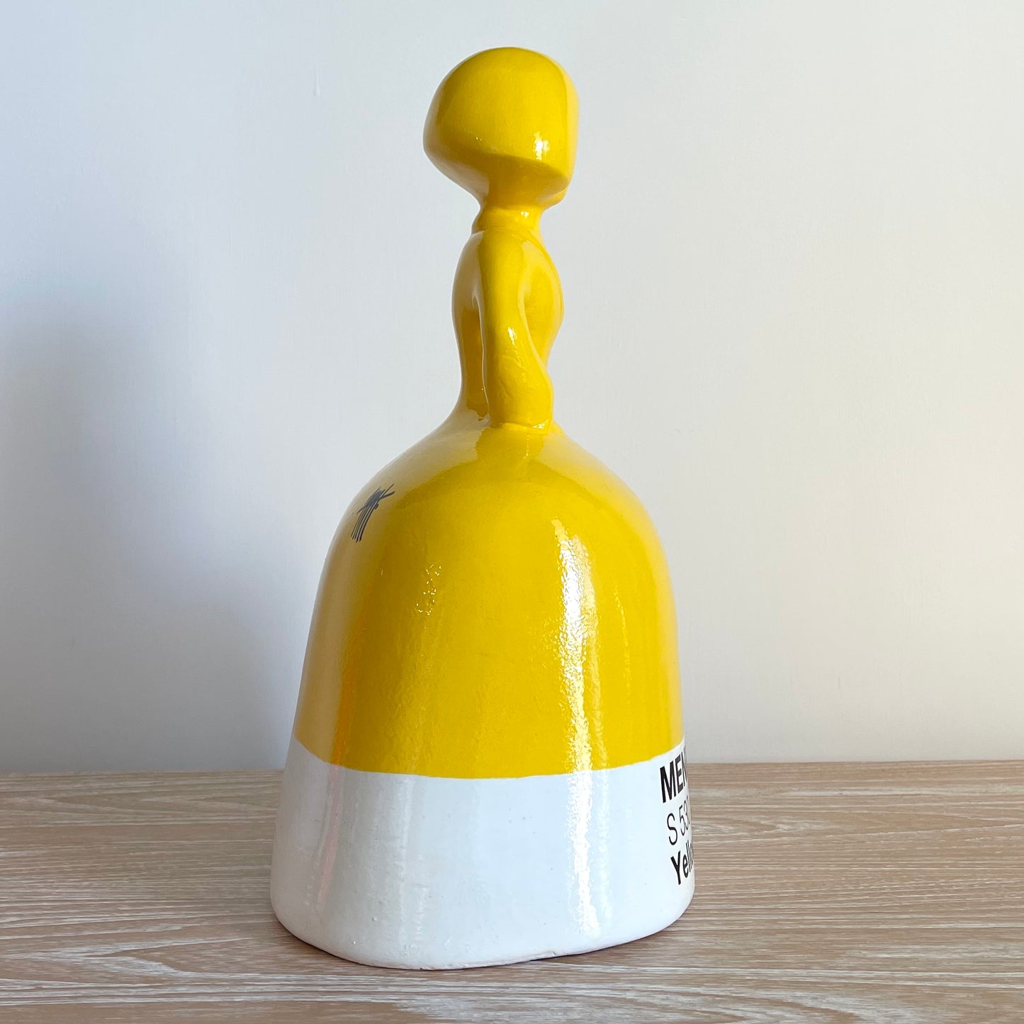 Yellow Pantone Menina by Antonio Azzato (40cm)