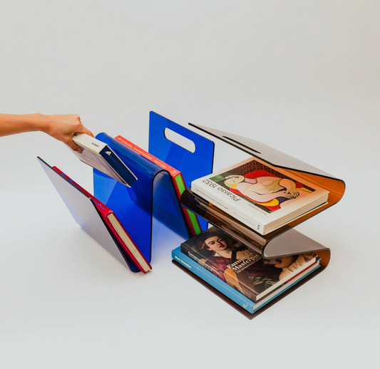 Wavy’ Book and Magazine Stand