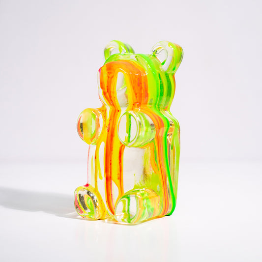 Dripped Bear Resin art sculpture by Gabriela Rivera