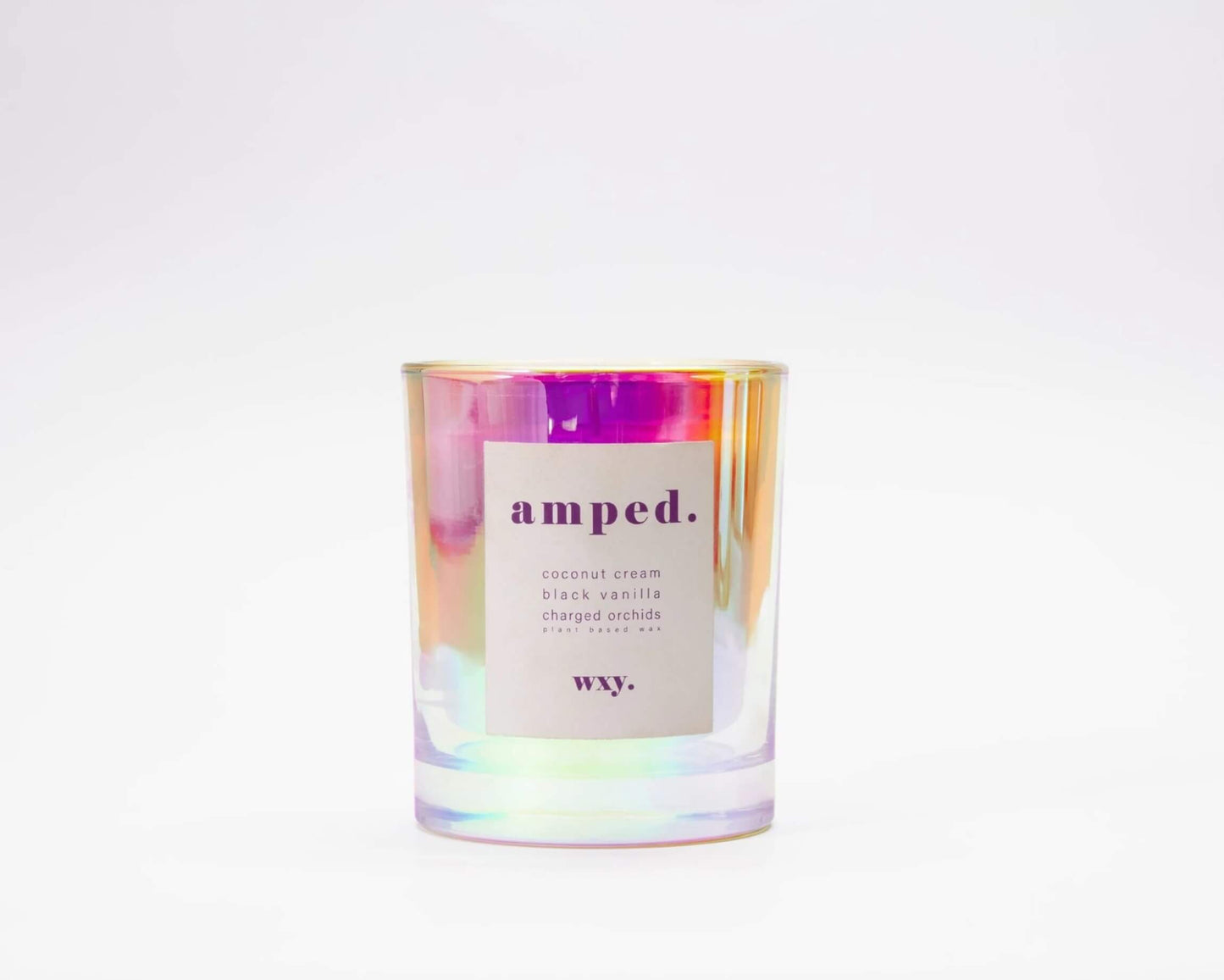 amped candle with white backgourd