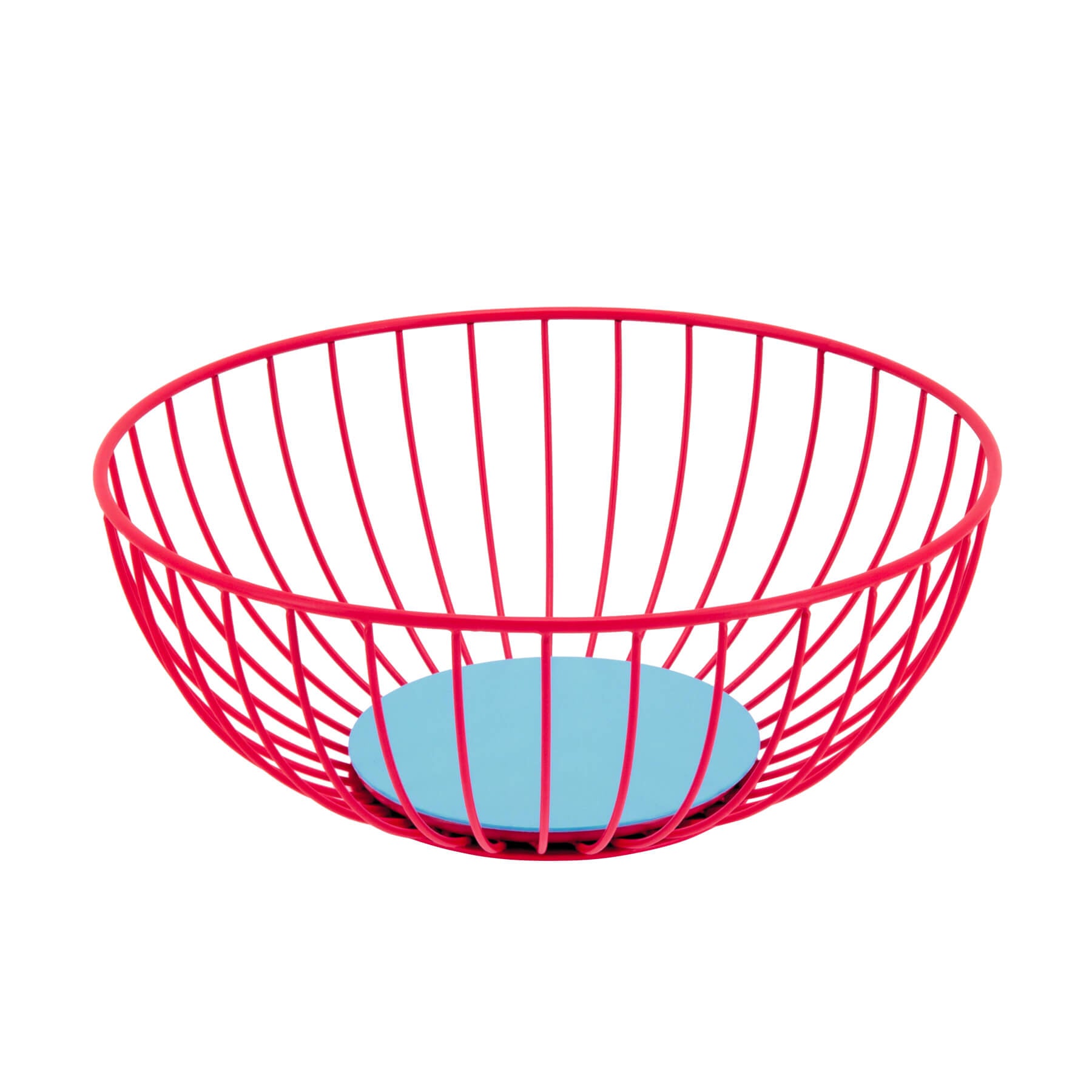 wire basket red