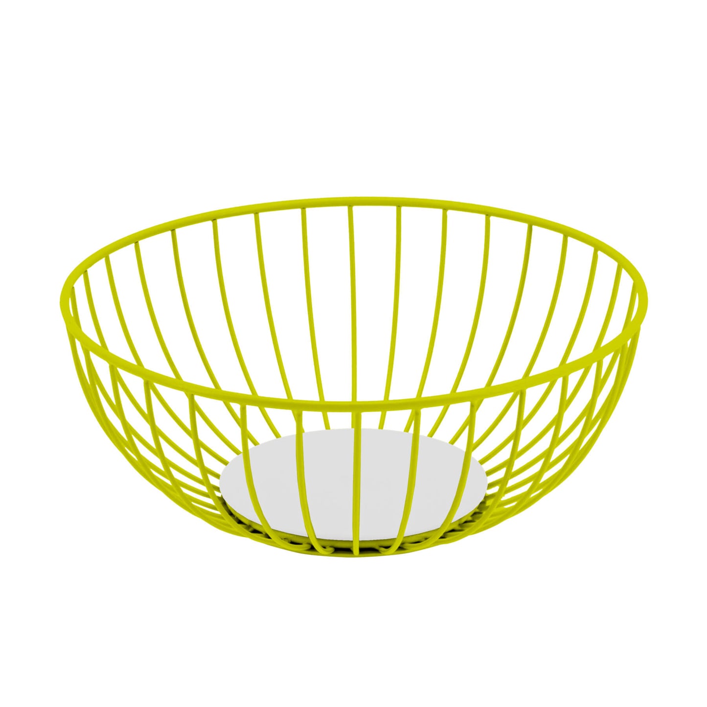 wire basket yellow