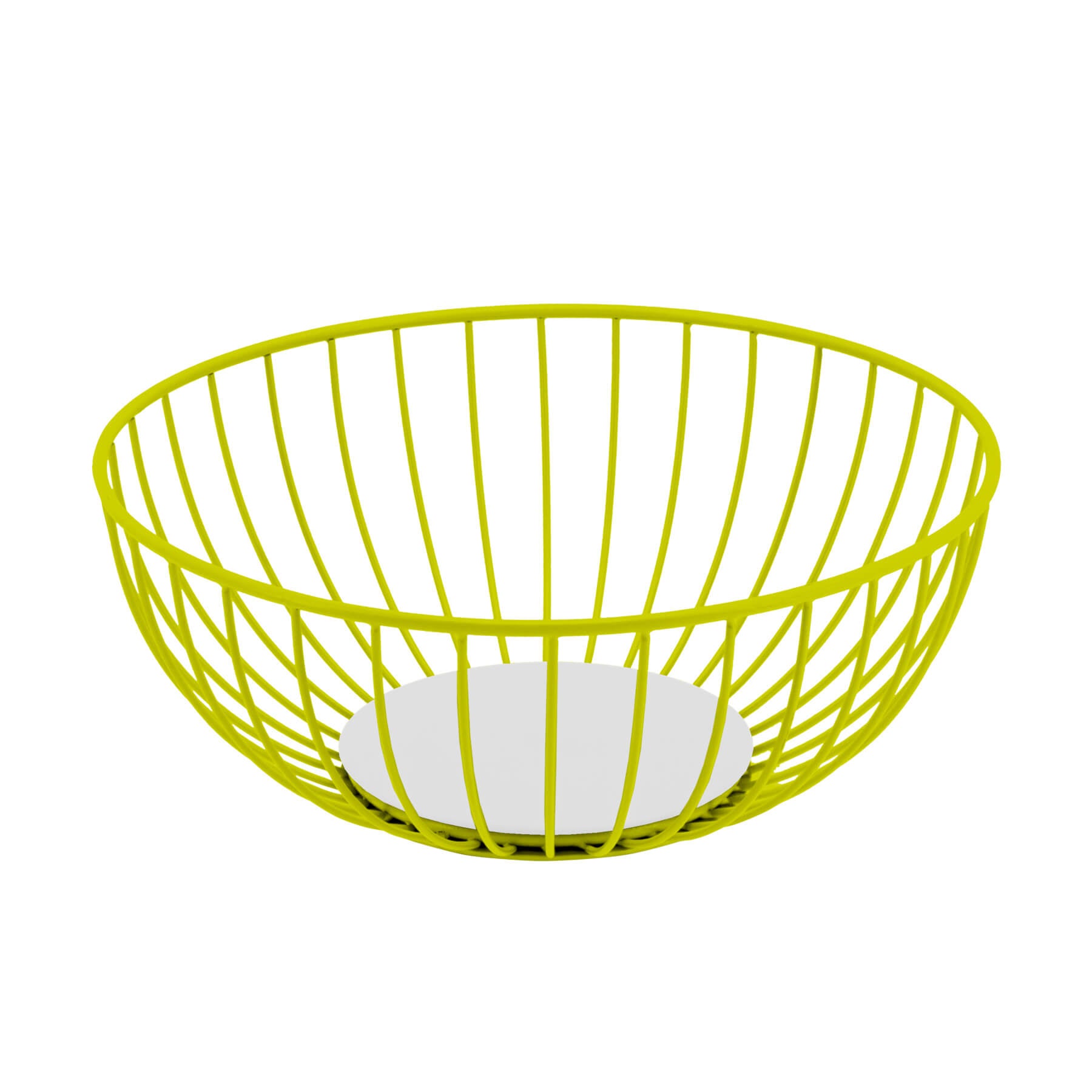 wire basket yellow