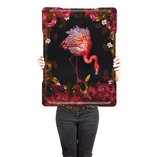 pink flamingo tray 4