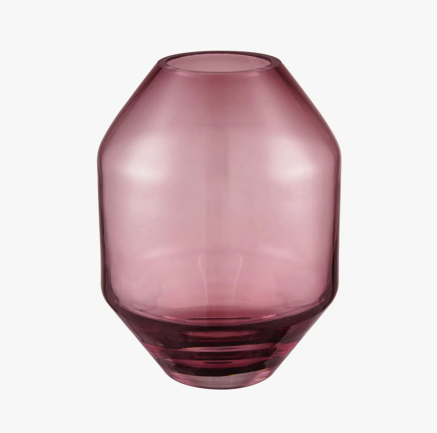 Geometric Glass Decorative Vase