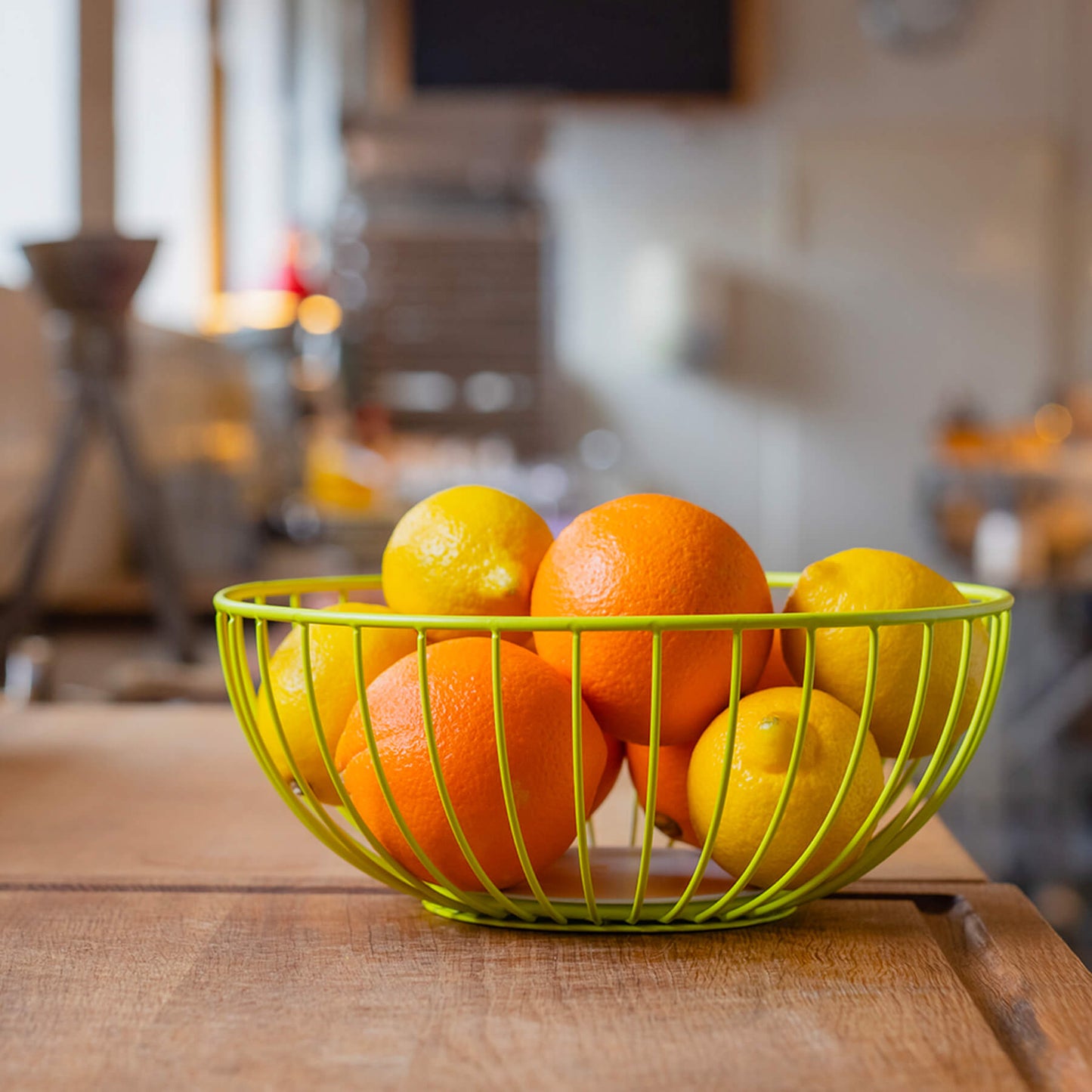 fruit wire basket color lemon