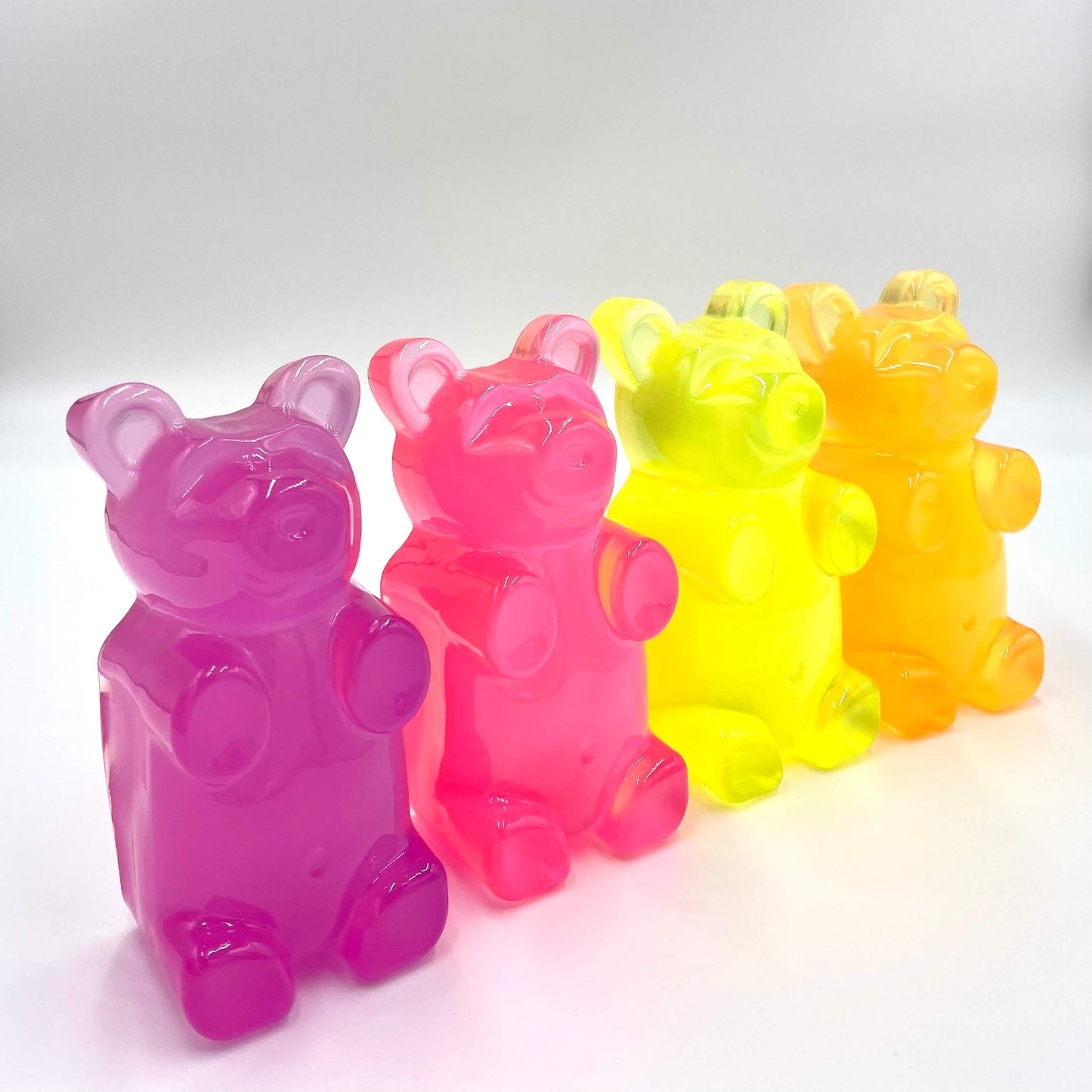 multicolors Gummy Resin Bear Sculpture 