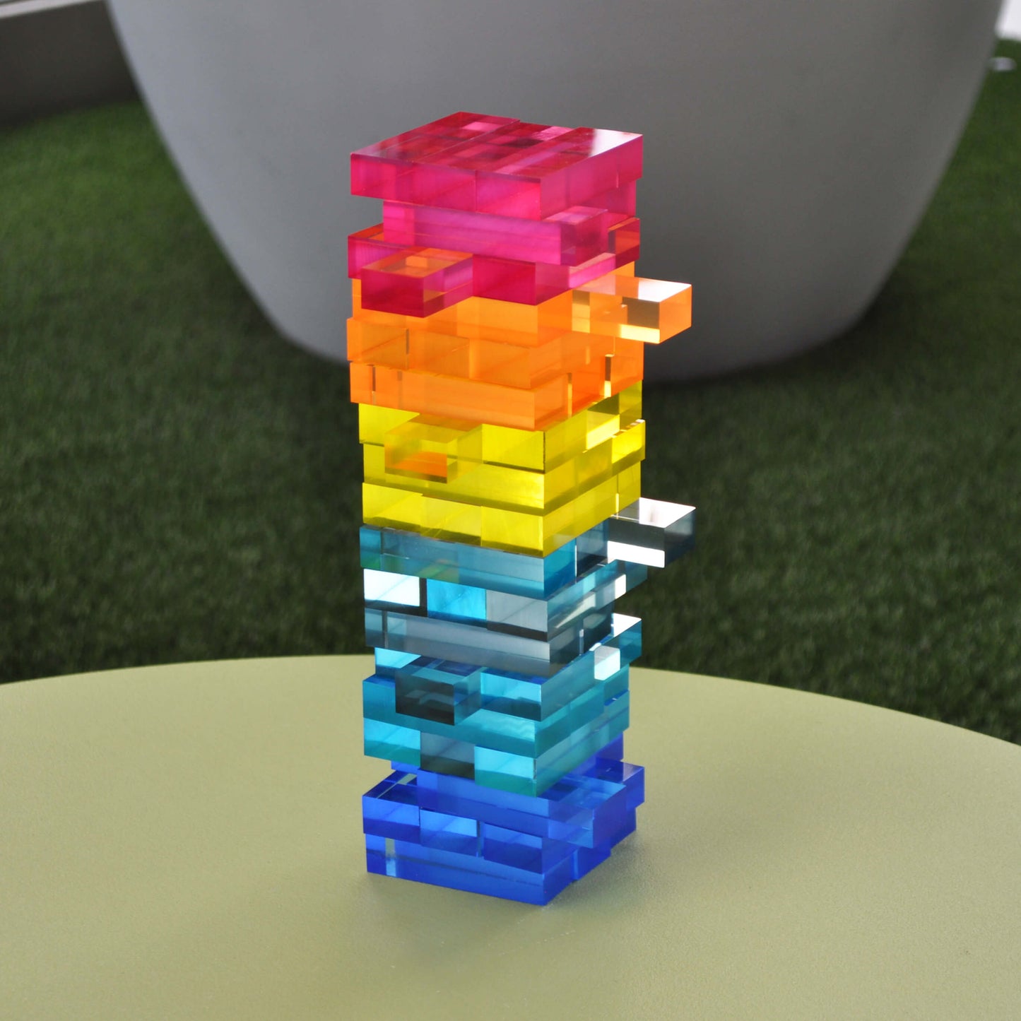 acrylic Lucite Tumbling Tower