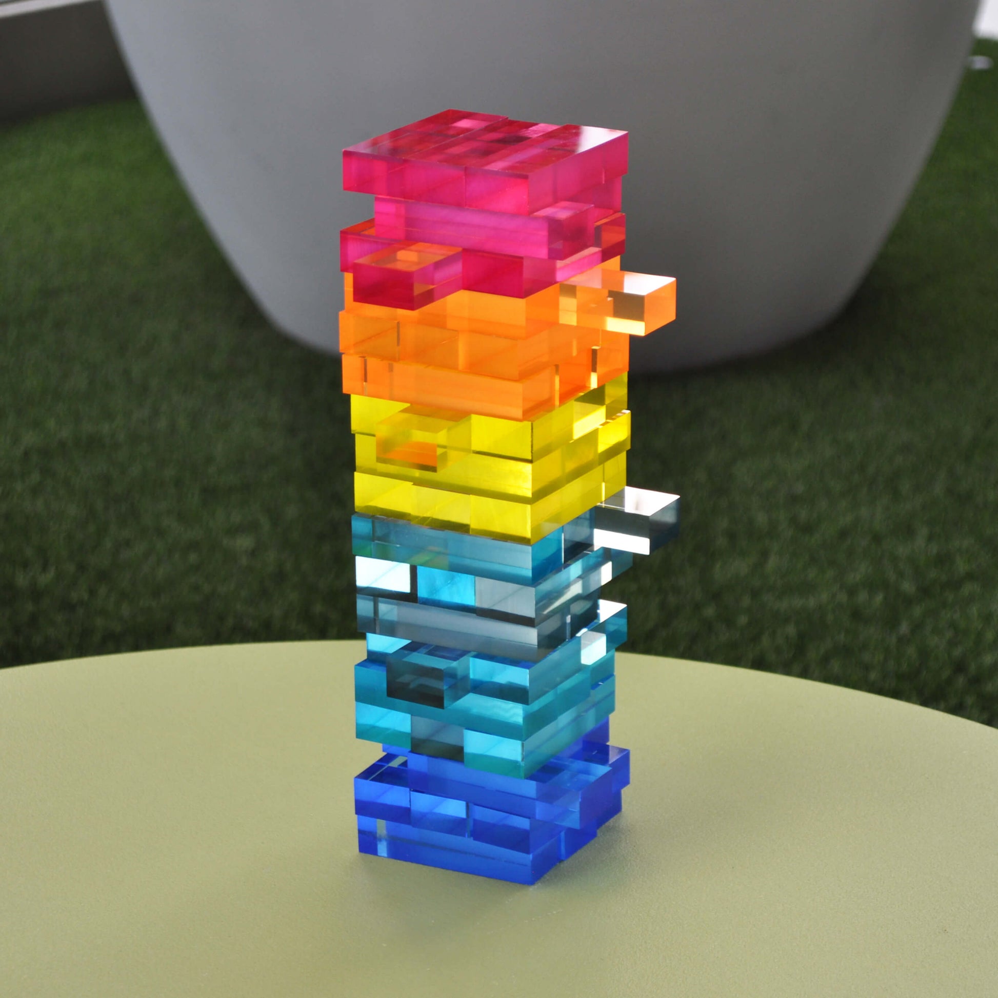 acrylic Lucite Tumbling Tower