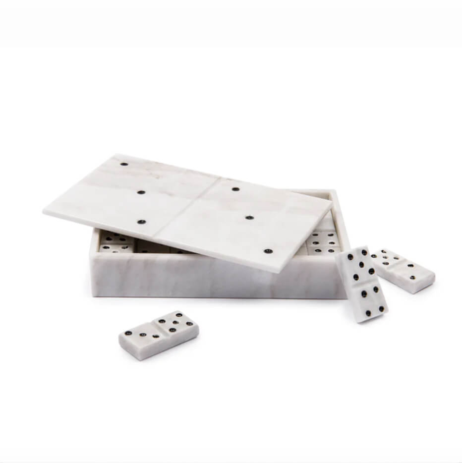 Luxury White Domino Set