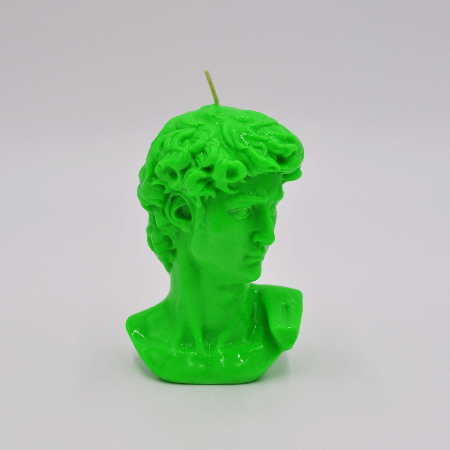 Michelangelo's David Candle green