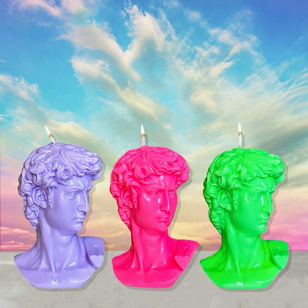 Michelangelo's David Candle