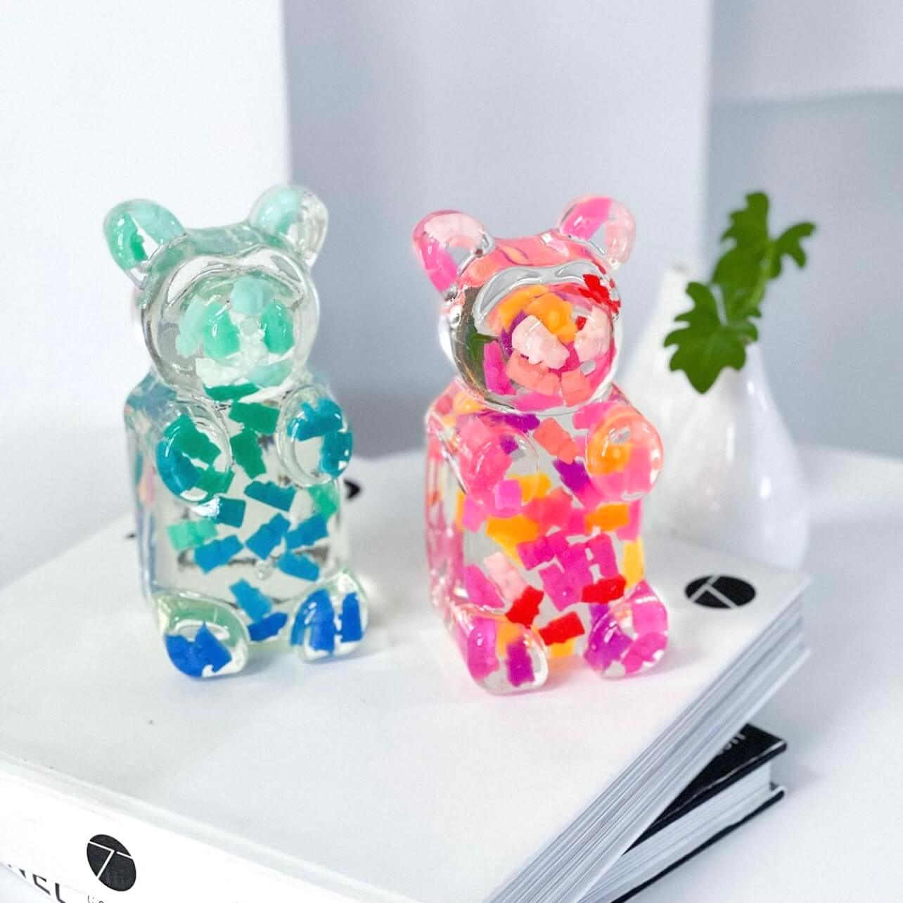 Mini Gummies Resin Bear Sculpture