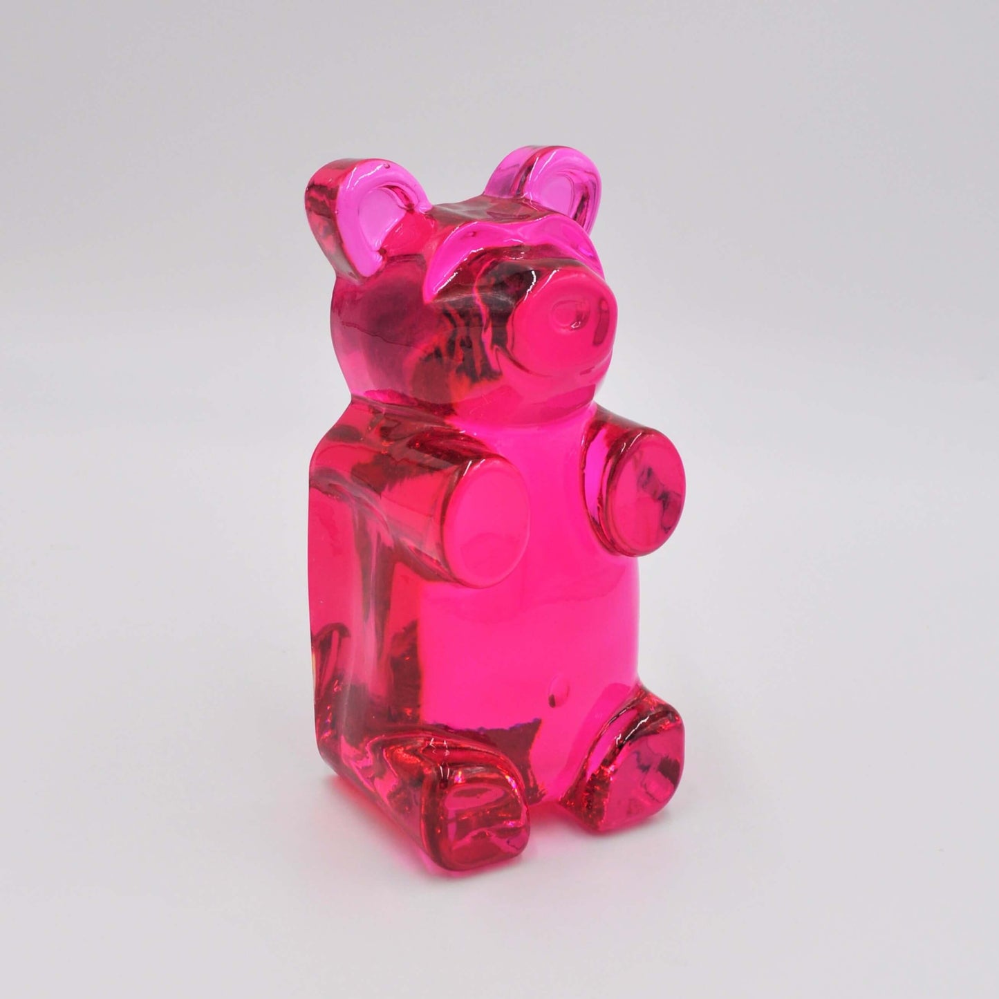 Pink Giant Gummy Bear Pop Art Resin Sculpture Pills Resin Art Neon Gummy  Bear Art Decor Candy Decor Gummy Bear Bookend Sculpture 