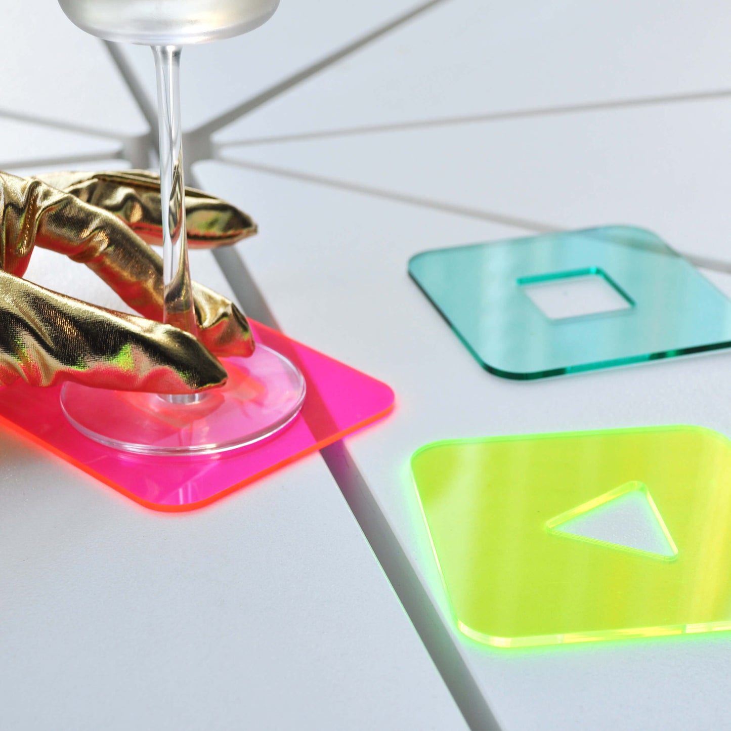 Play-Stop-Pause Modern Coasters